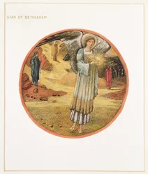 Blomsterboken: WW. Betlehemsstjärna, 1905 (litho med gouache på papper)